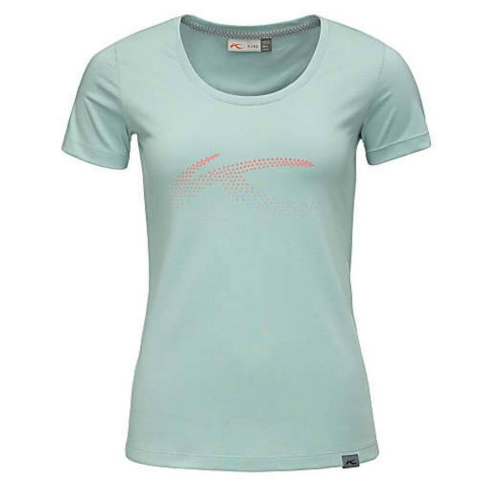 KJUS women t-shirt tee logo LC45-902S 42200 blue polyester cotton 36 / S $98